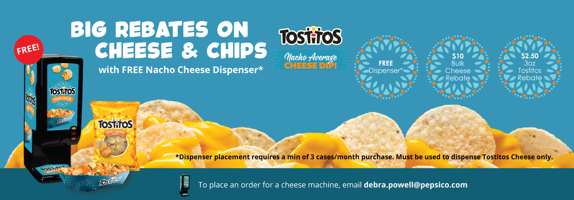tostitos big rebates on cheese and chips