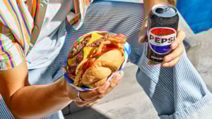 pepsi lifestyle bacon cheeseburger
